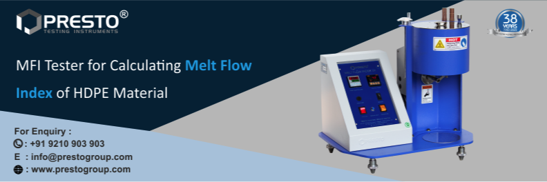 MFI Tester for Calculating Melt Flow Index of HDPE Material